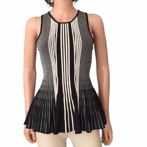 NWOT Catherine Malandrino sleeveless stretch top